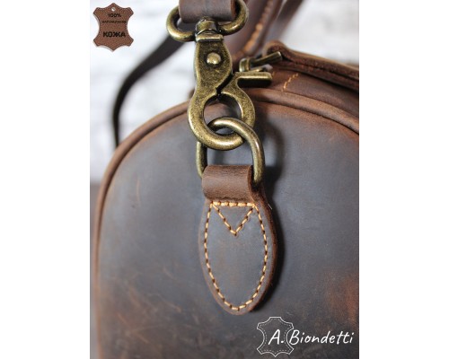 Сумка женская бостон натуральная кожа Крейзи Хорс