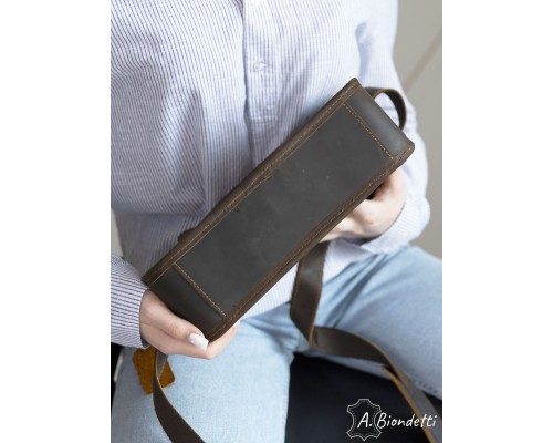 Женская сумка на плечо натуральная кожа Крейзи Хорс