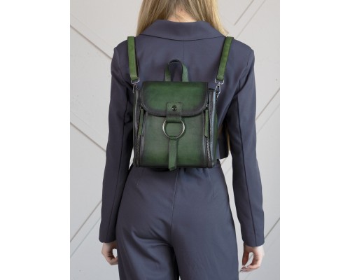 Женская сумка-рюкзак натуральная кожа
