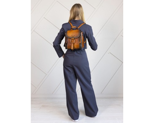 Женская сумка-рюкзак натуральная кожа