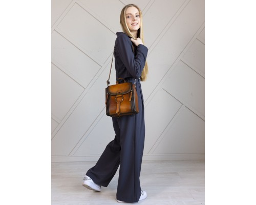 Женская сумка-рюкзак натуральная кожа