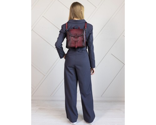 Женская сумка-рюкзак натуральная кожа