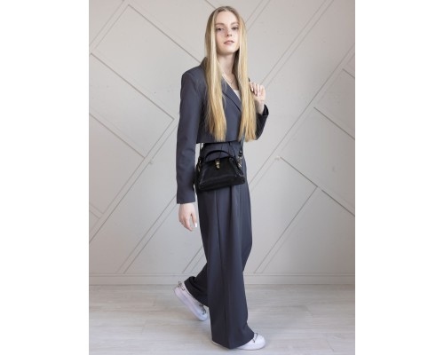 Сумка женская саквояж мини натуральная кожа