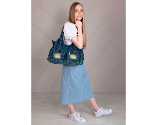 Сумка женская джинсовая