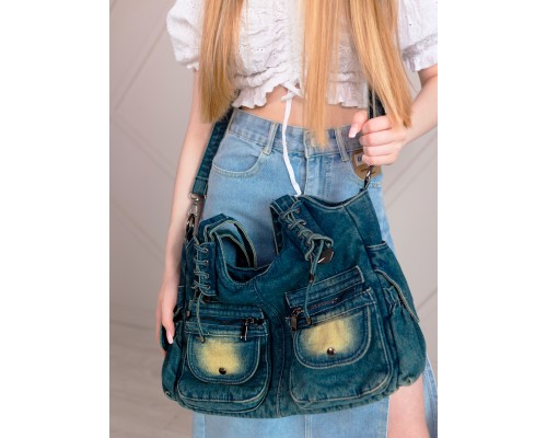 Сумка женская джинсовая