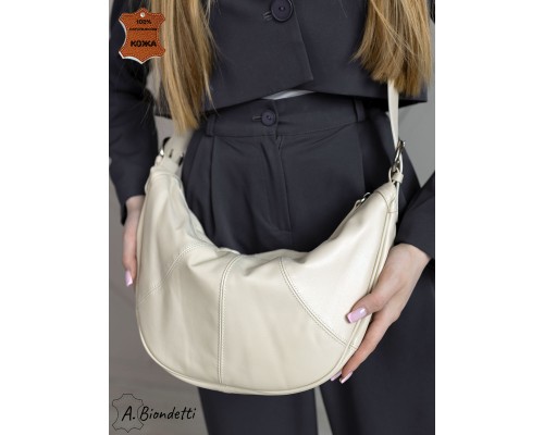 Женская сумочка на плечо натуральная кожа