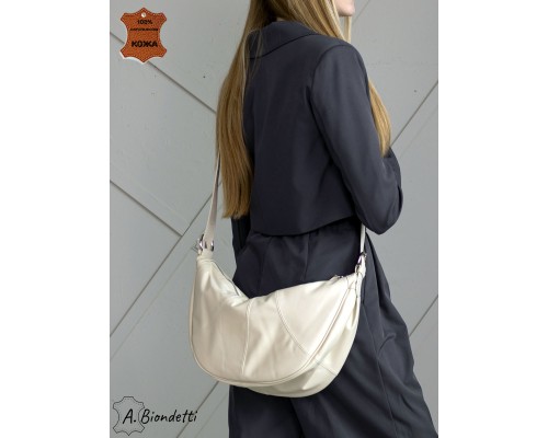 Женская сумочка на плечо натуральная кожа