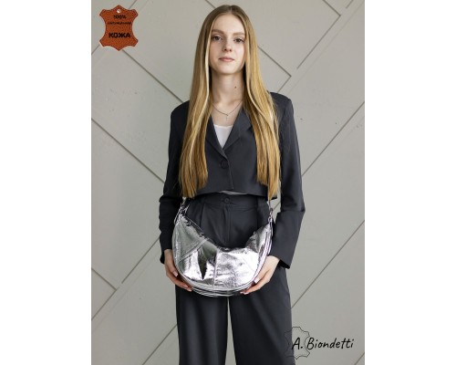 Женская сумочка на плечо натуральная кожа