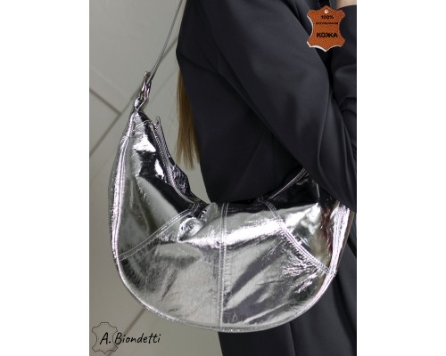 Женская сумочка на плечо натуральная кожа