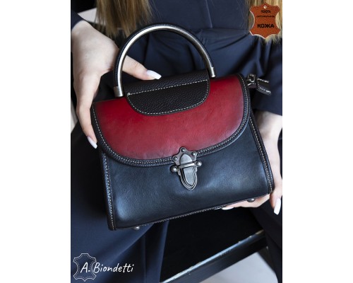 Сумочка женская на плечо натуральная кожа