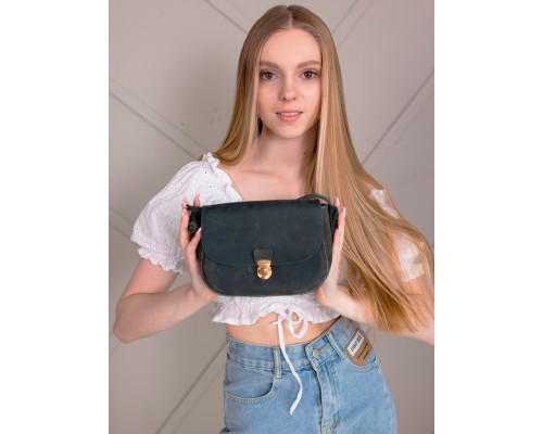 Женская сумочка на плечо натуральная кожа