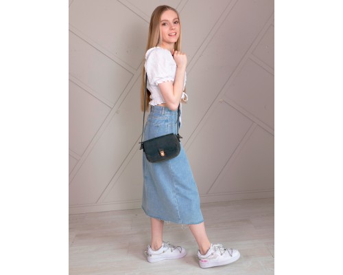 Женская сумочка на плечо натуральная кожа