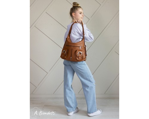 Сумка-рюкзак женская экокожа