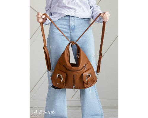 Сумка-рюкзак женская экокожа