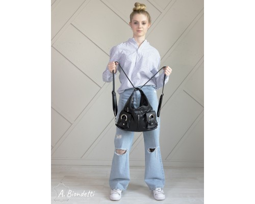 Сумка-рюкзак женская экокожа