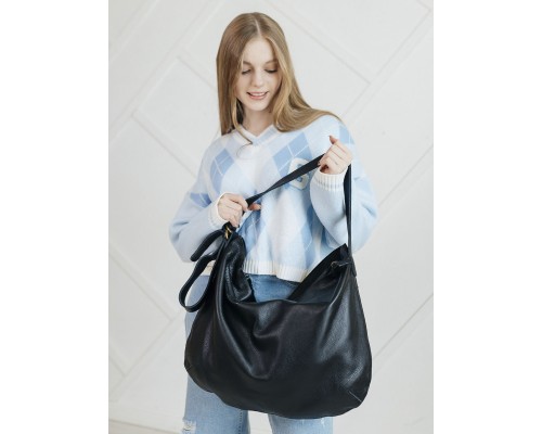 Большая женская сумка шопер натуральная кожа