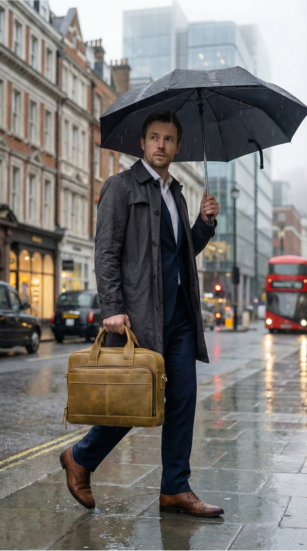 Мужской большой портфель A.BIONDETTI ГРАНД ОЛДТАЙМ