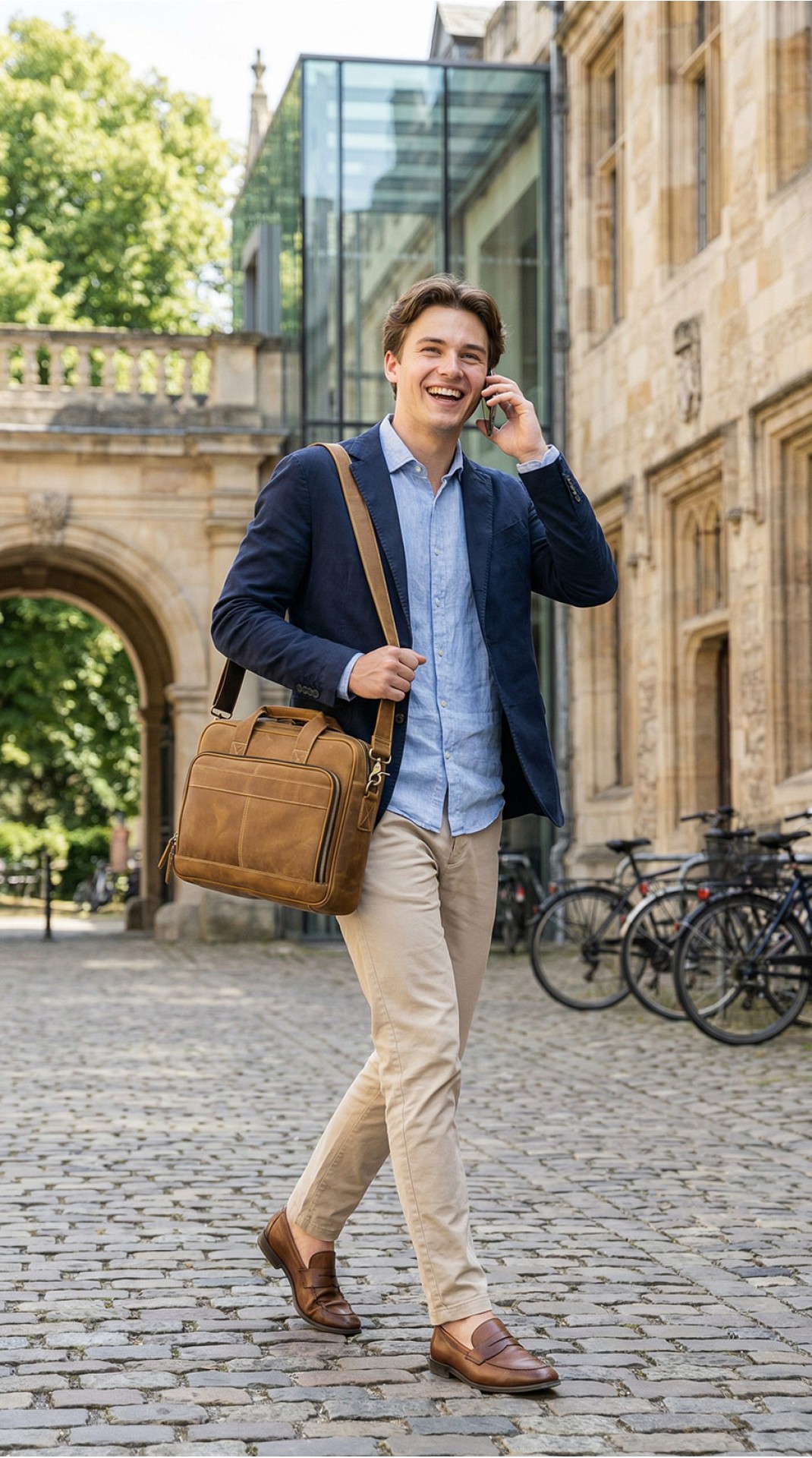 Мужской большой портфель A.BIONDETTI ГРАНД ОЛДТАЙМ