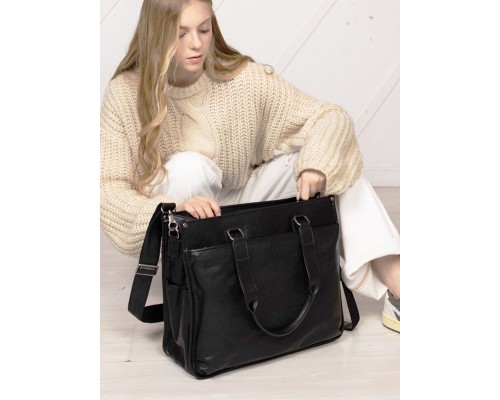 Женский деловой портфель натуральная кожа