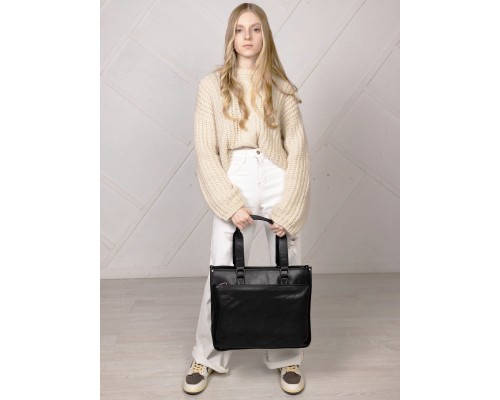 Женский деловой портфель натуральная кожа