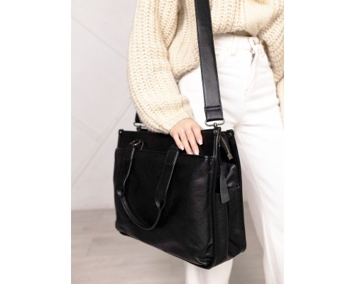 Женский деловой портфель натуральная кожа