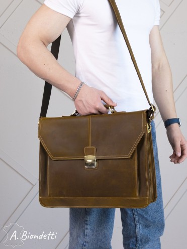 Деловой портфель натуральная кожа