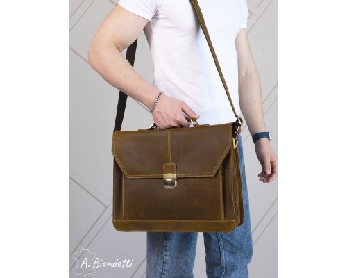 Деловой портфель натуральная кожа