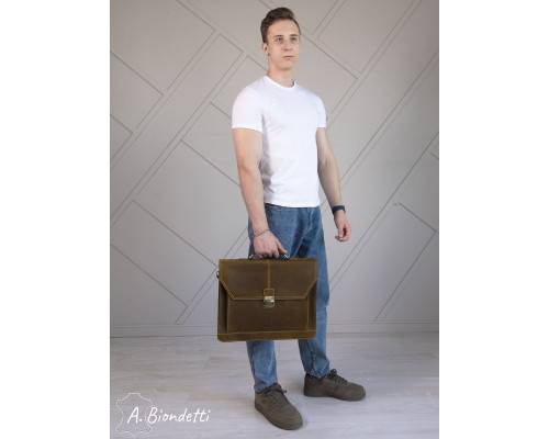 Деловой портфель натуральная кожа