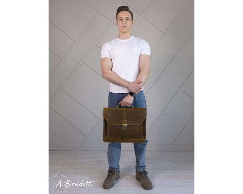 Деловой портфель натуральная кожа