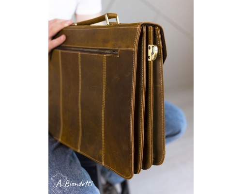 Деловой портфель натуральная кожа