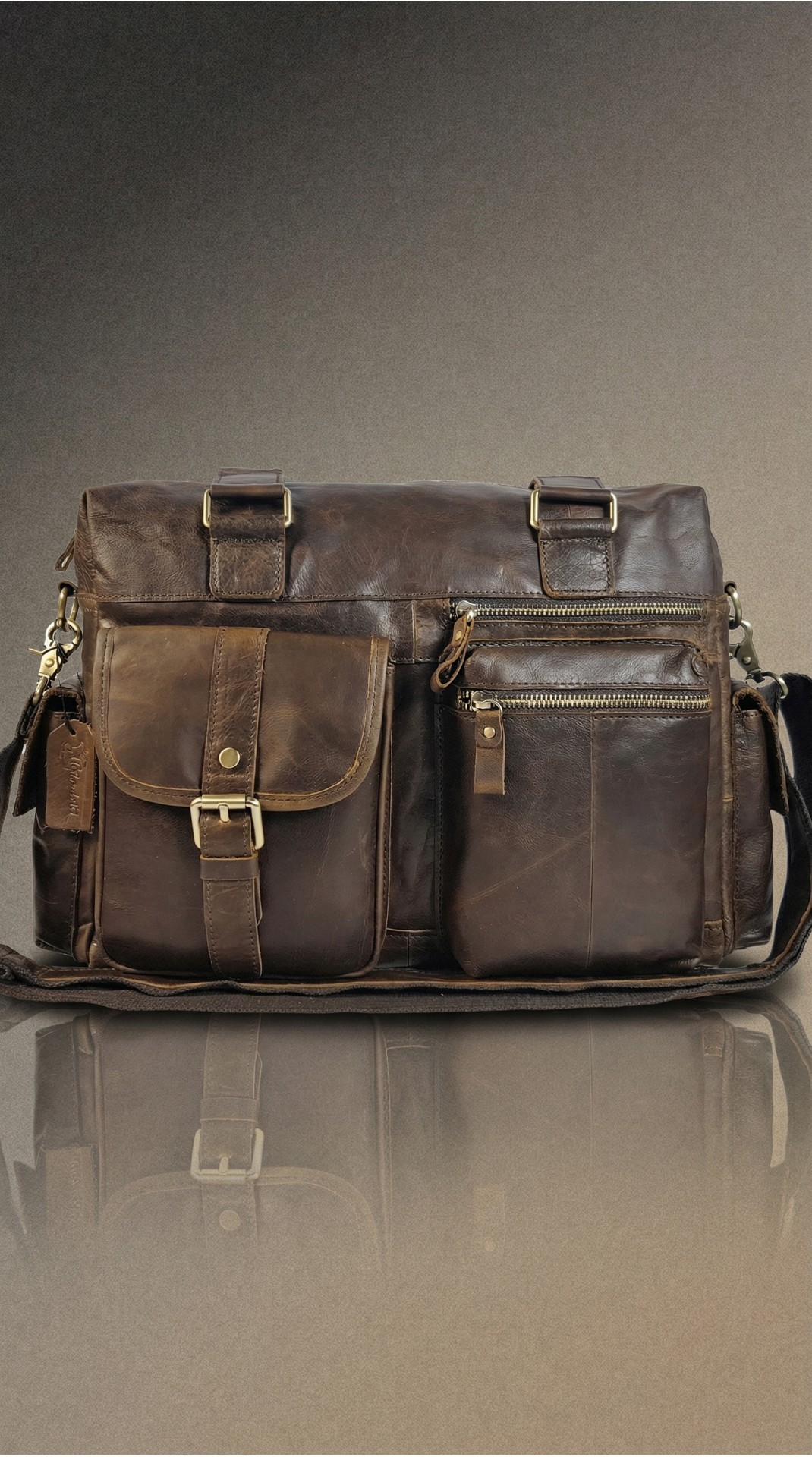 Мужская сумка-портфель A.BIONDETTI ПРАКТИК ЛОФТ