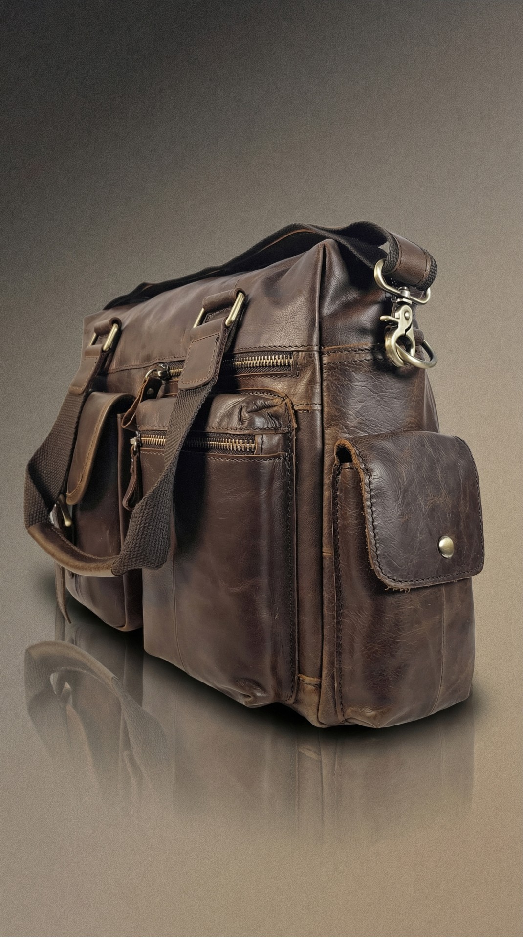 Мужская сумка-портфель A.BIONDETTI ПРАКТИК ЛОФТ