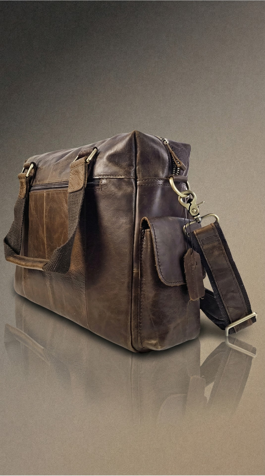 Мужская сумка-портфель A.BIONDETTI ПРАКТИК ЛОФТ