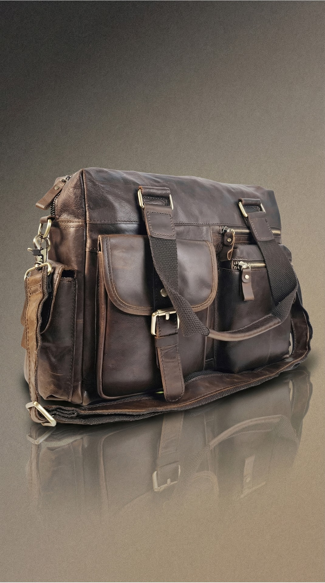 Мужская сумка-портфель A.BIONDETTI ПРАКТИК ЛОФТ