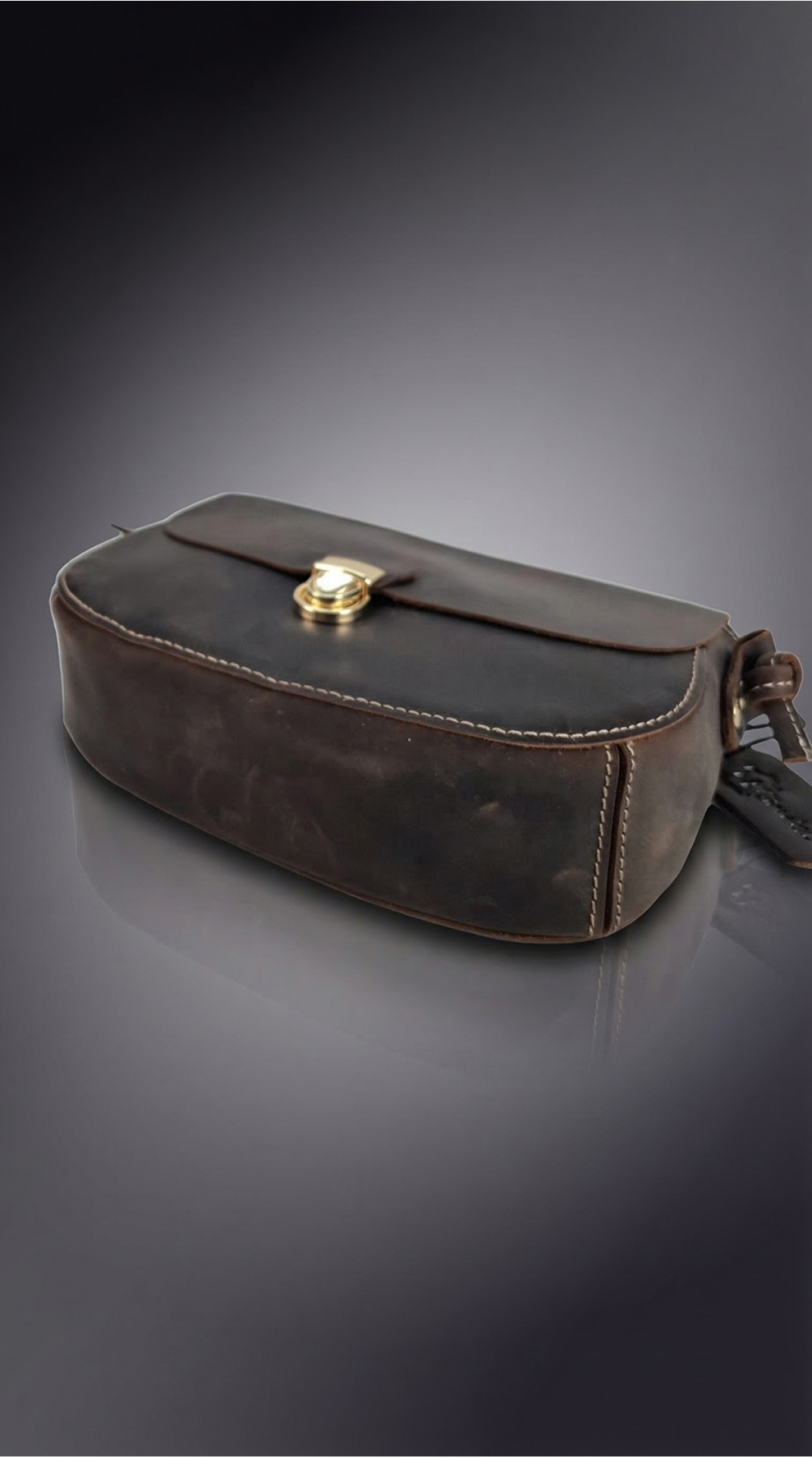 Сумка женская мини  A.BIONDETTI ЧЁРНЫЙ ШОКОЛАД